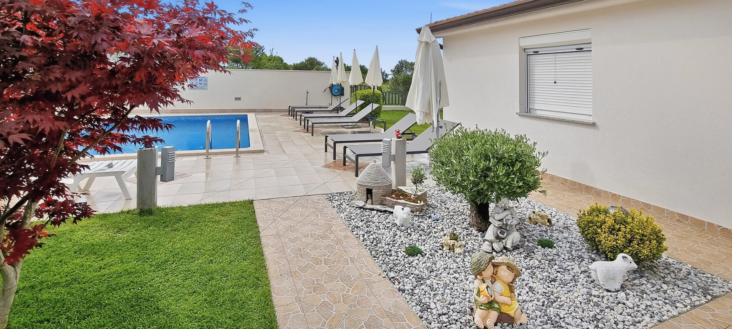 Grillplatz im Garten